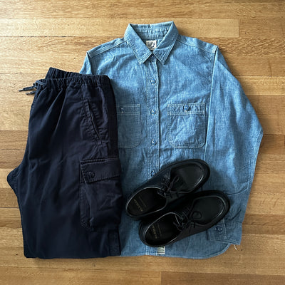 Chambray Button Down Shirt