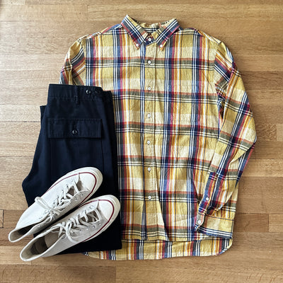 Madras Button Down