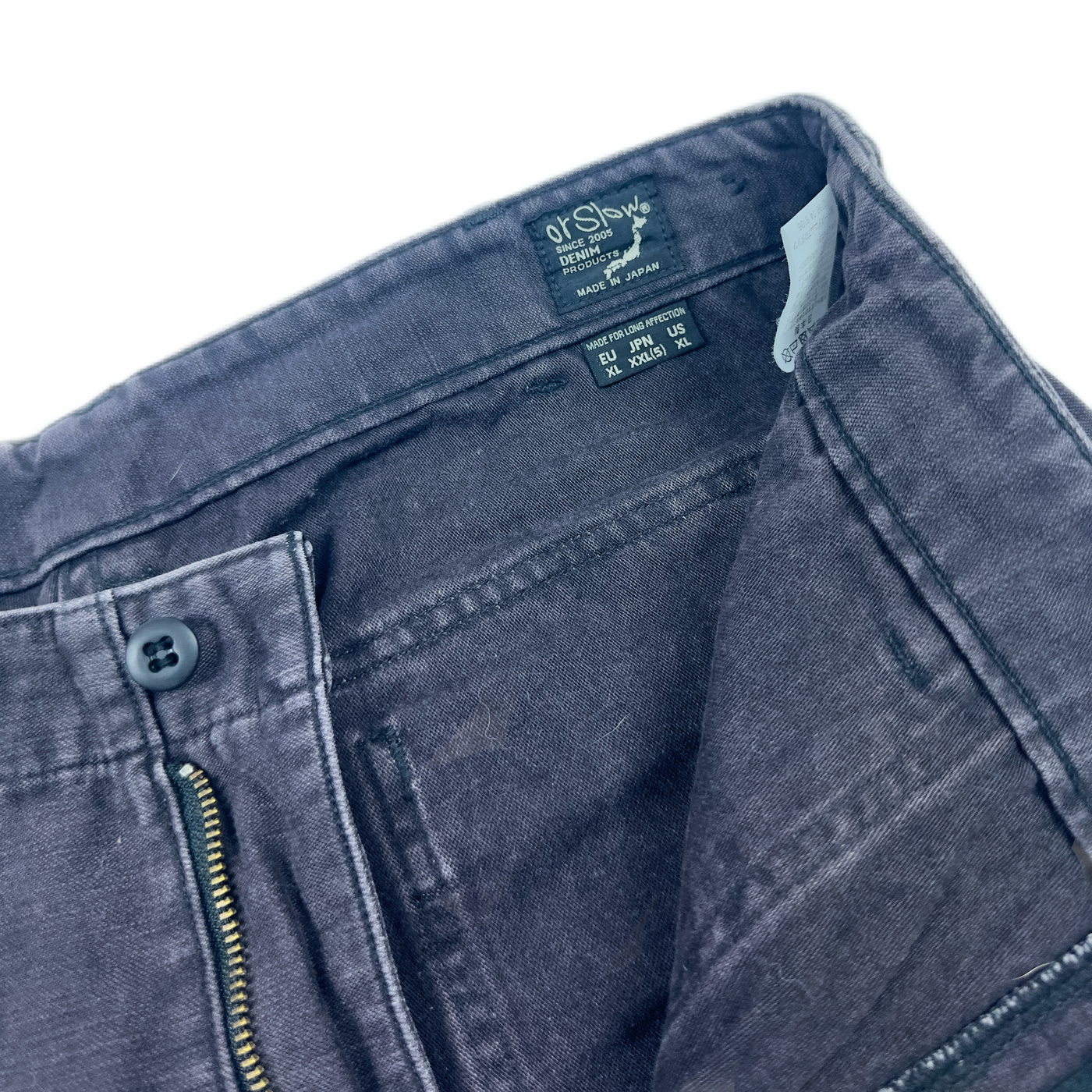 Slim-Fit Fatigue Pants (Black Washed)