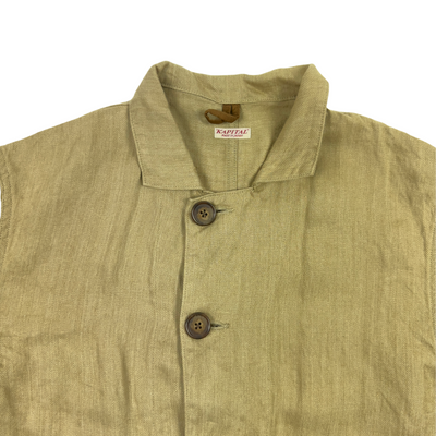 Linen Chino Ringoman Coverall Jacket