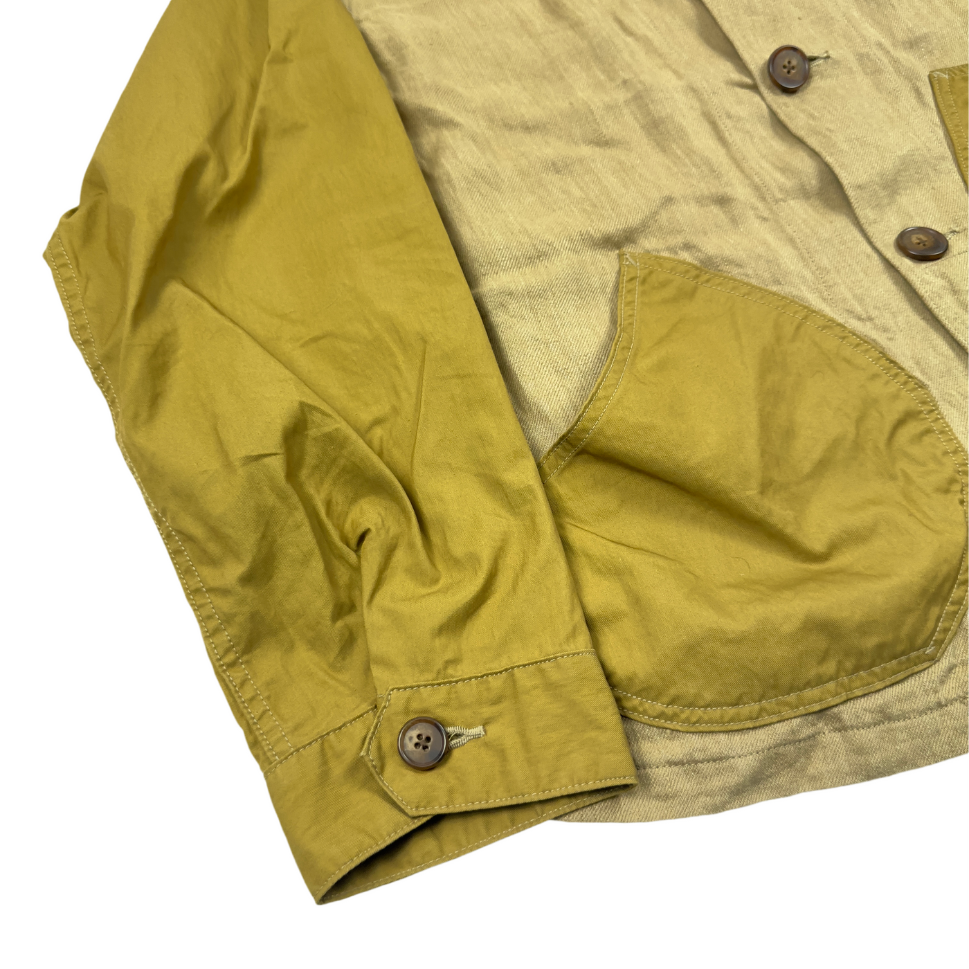 Linen Chino Ringoman Coverall Jacket