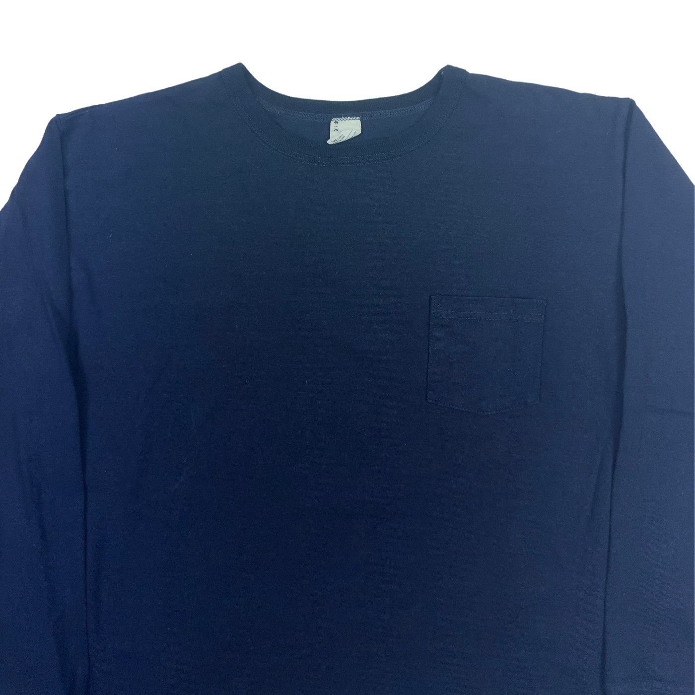 Indigo Heavyweight Long Sleeve Pocket T