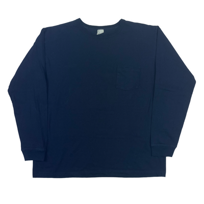 Indigo Heavyweight Long Sleeve Pocket T